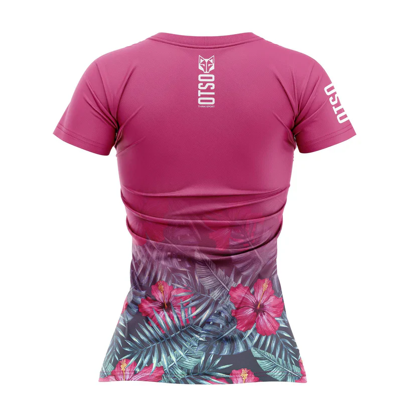 T-shirt manches courtes femme - Tropical – Image 3