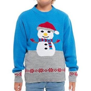 À Bras Ouverts – Bonhomme de Neige – Pull Noël Enfant