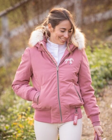 Blouson Step Pénélope Vieux Rose – Chaud, Stylé et Féminin – Image 8