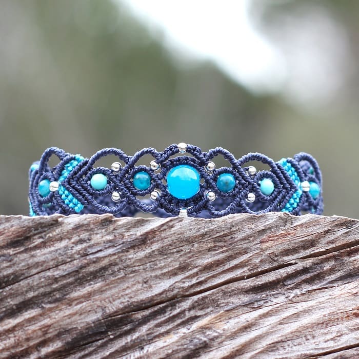 Bracelet GEMMA en pierres naturelles et argent 925 – Image 5