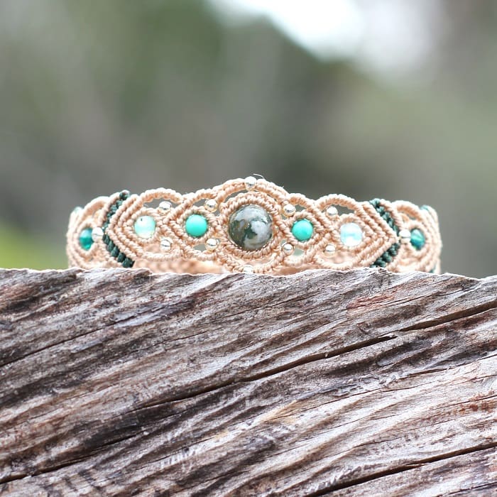 Bracelet GEMMA en pierres naturelles et argent 925 – Image 6