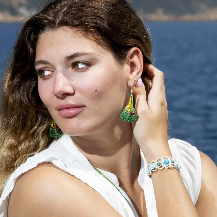 Bracelet GEMMA en pierres naturelles et argent 925 – Image 2