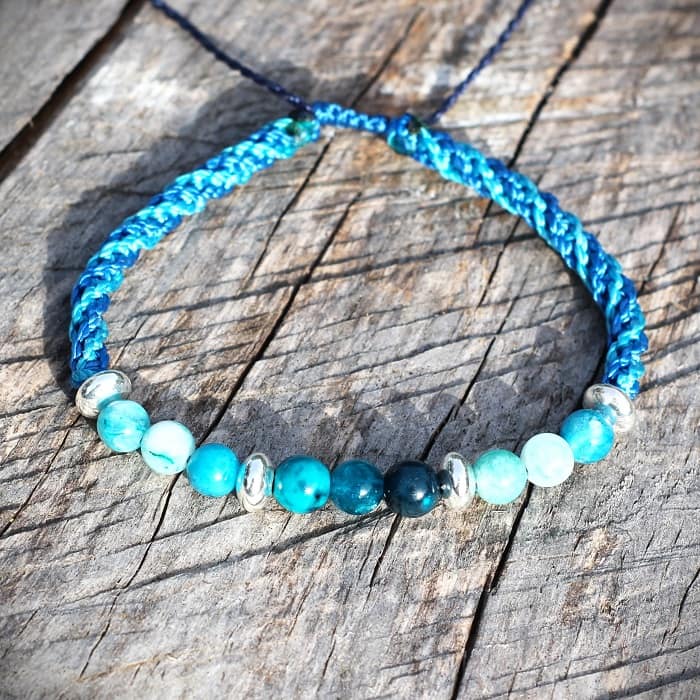 Bracelet CHRIS en pierres naturelles et argent massif – Image 6