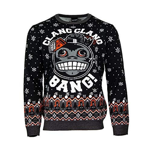 Call of duty- Monkey Bomb « Clang Clang Bang » – Pull moche pour Noël Unisexe