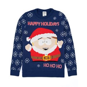 Cartman de Noël – Pull South park, « merry holidays »- Pull moche pour Noël Unisexe