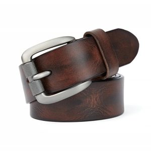 Ceinture Cuir Marron Élégante et Confortable
