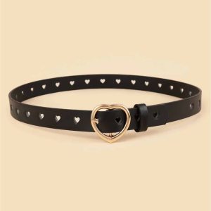 Ceinture Fille à Motifs de Cœurs