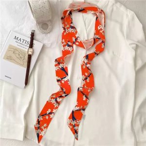 Ceinture Foulard aux Motifs Floraux