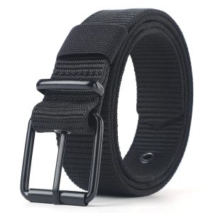Ceinture Noire Vintage et Robuste Style Militaire