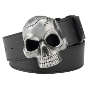 Ceinture tête de mort noir