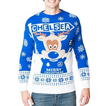 Chelsea – Le Footeux – Pull de Noël Homme
