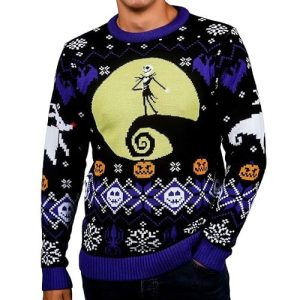 Citrouille Épique – Jack’s Back – Pull Noël Homme