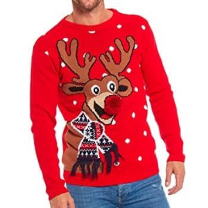 Emmitouflé – Rodolphe et son Pompon – Pull de Noël Homme