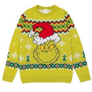 Esprit Grinch – Tricot Vert – Pull de Noël