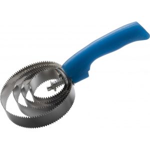 Étrille Américaine Métallique Ronde – HIPPOTONIC Fluo Pailleté