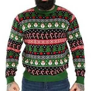 Festive Fairisle Fun – Renne et Jacguard – Pull Moche