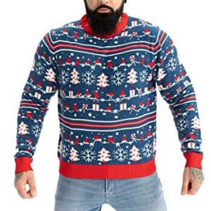 Festivités Arctiques – Tricot Traduit en Rire – Pull Moche de Noël