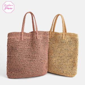 Grand Sac Fourre-Tout Tissé