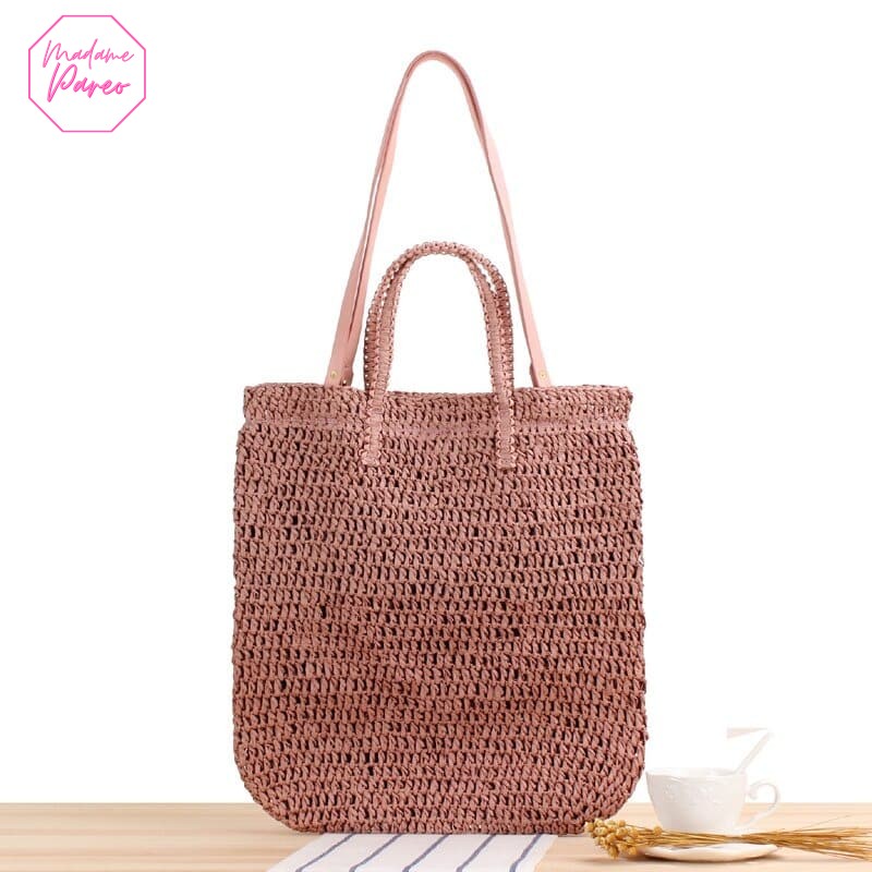 Grand Sac Fourre-Tout Tissé – Image 4