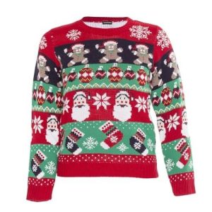Lasagnes de Noël – Rouge & Vert – Pull de Noël pour Enfant