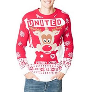 Manchester United – Le Footeux – Pull de Noël Homme