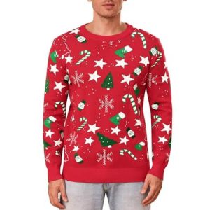 Renard Coquin – Pull de Noël Tricoté pour Homme – iClosam Winter Christmas Sweater