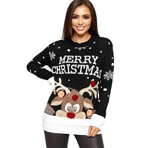 Rodolphe en Pompons – Merry christmas – Noir