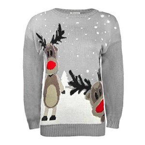 Rodolphes Hallucinés – Pull Noël Moche et Kitch