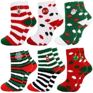 Socquette Pilou-Pilou – Lot 6 Paires Chaussettes – Chaussette Motif Noël
