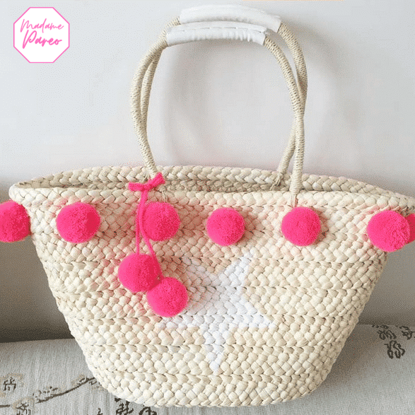Panier de plage à pompon – Image 3