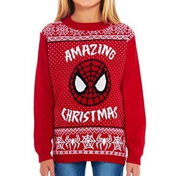 Un Noël au Top – Amazing Christmas – Pull Noël Enfant Spiderman – Image 2